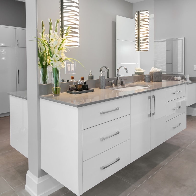 Lake Boyama Seramik Lavabo Banyo Vanity Aynalı Duvara Monte Beyaz Düz Parlak