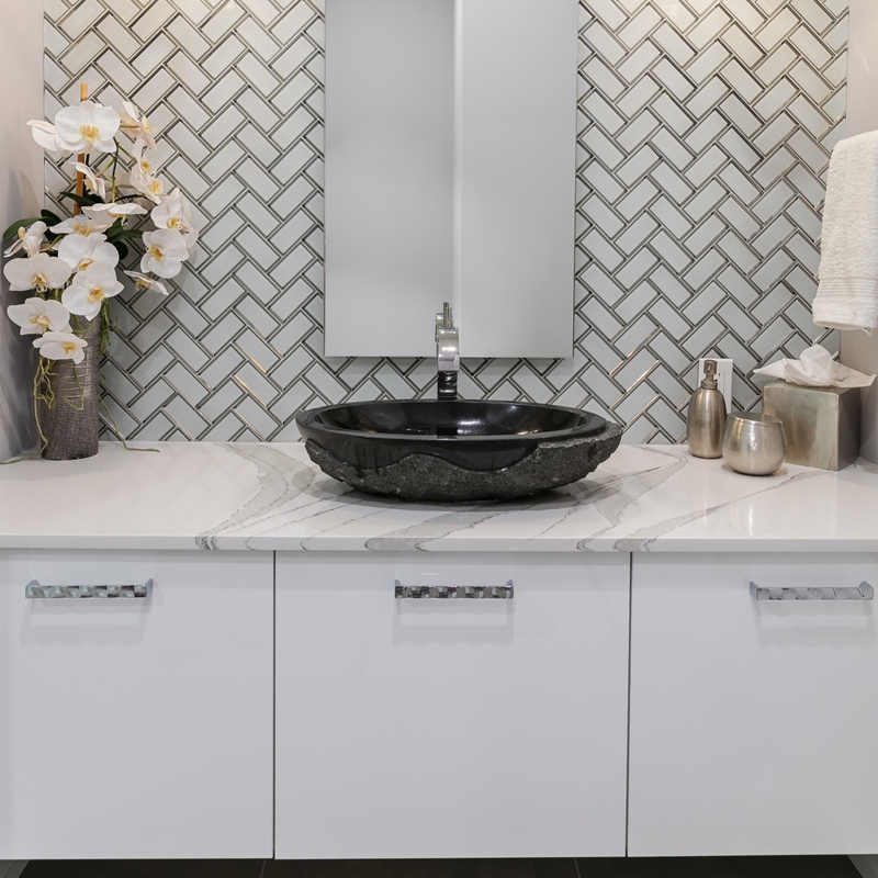 Lake Boyama Seramik Lavabo Banyo Vanity Aynalı Duvara Monte Beyaz Düz Parlak